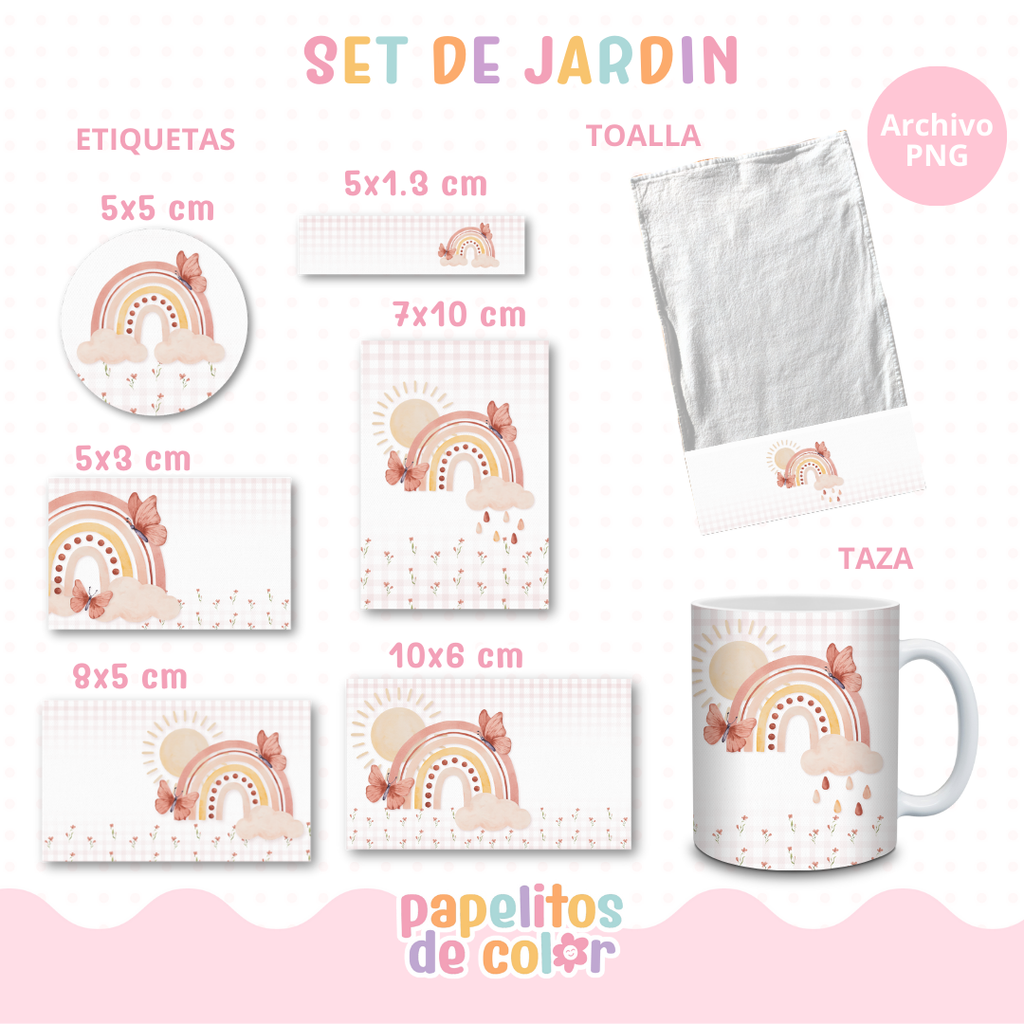 🌸26 - Set Jardín Cute🌿