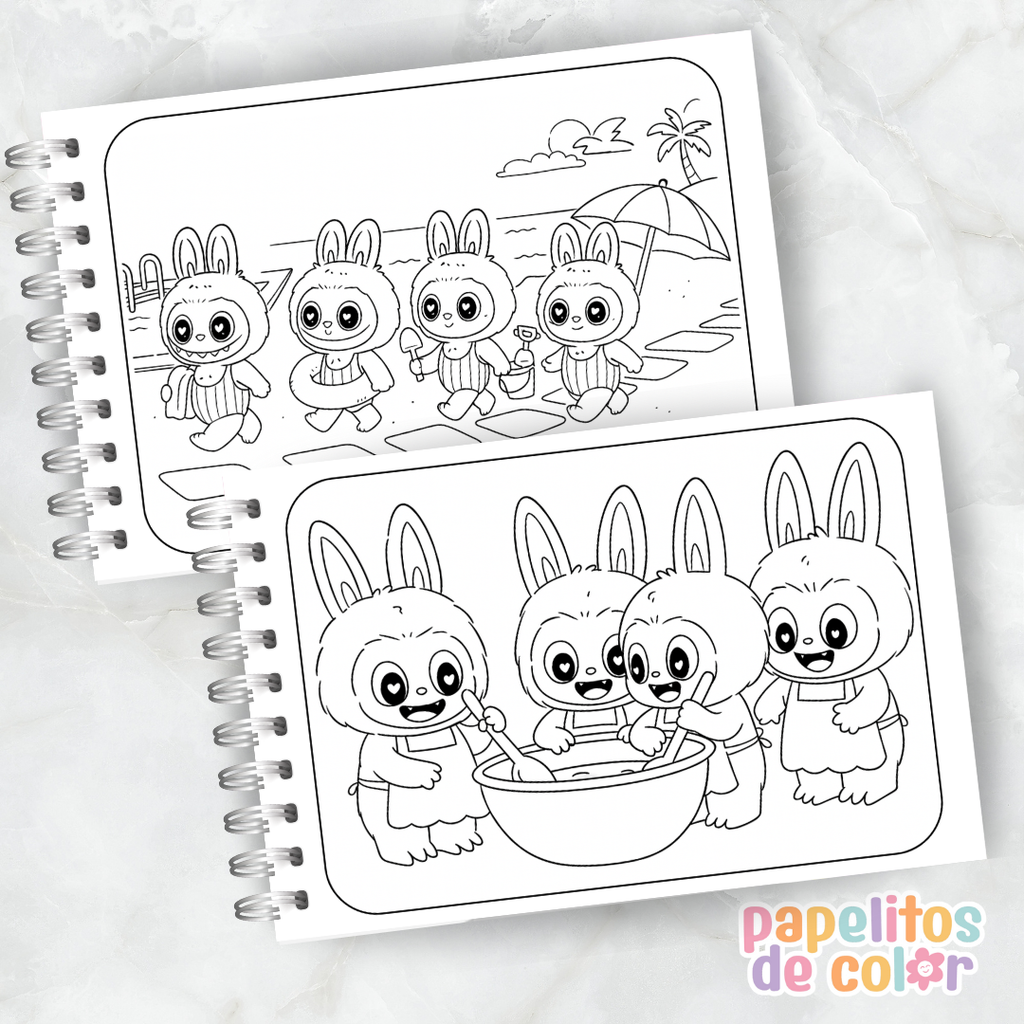 🎨 Libro para Pintar Labubus ✨