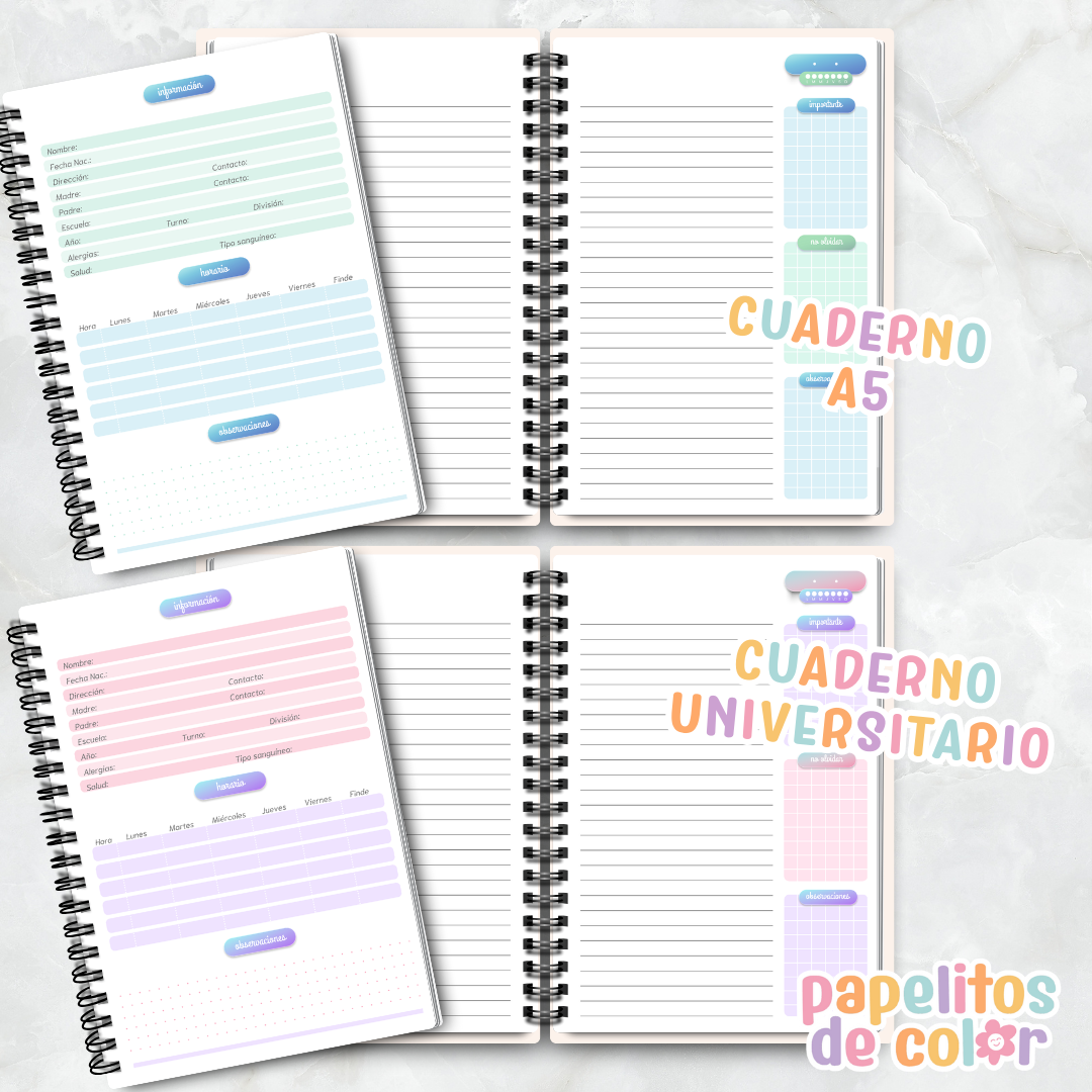 📚 Cuadernos Escolares  ✨