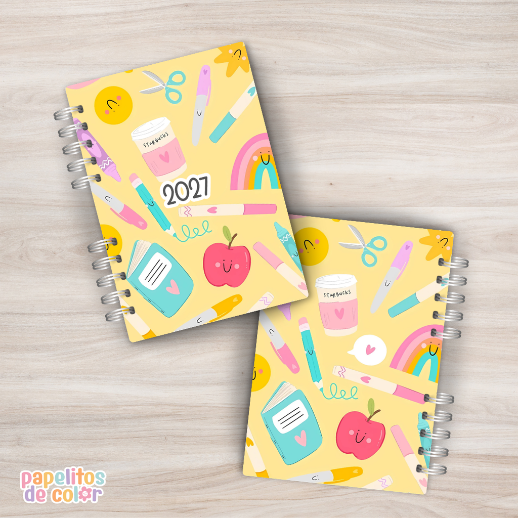 👩‍🏫📚 Agenda Docente - Semanal 2027  ✨📝
