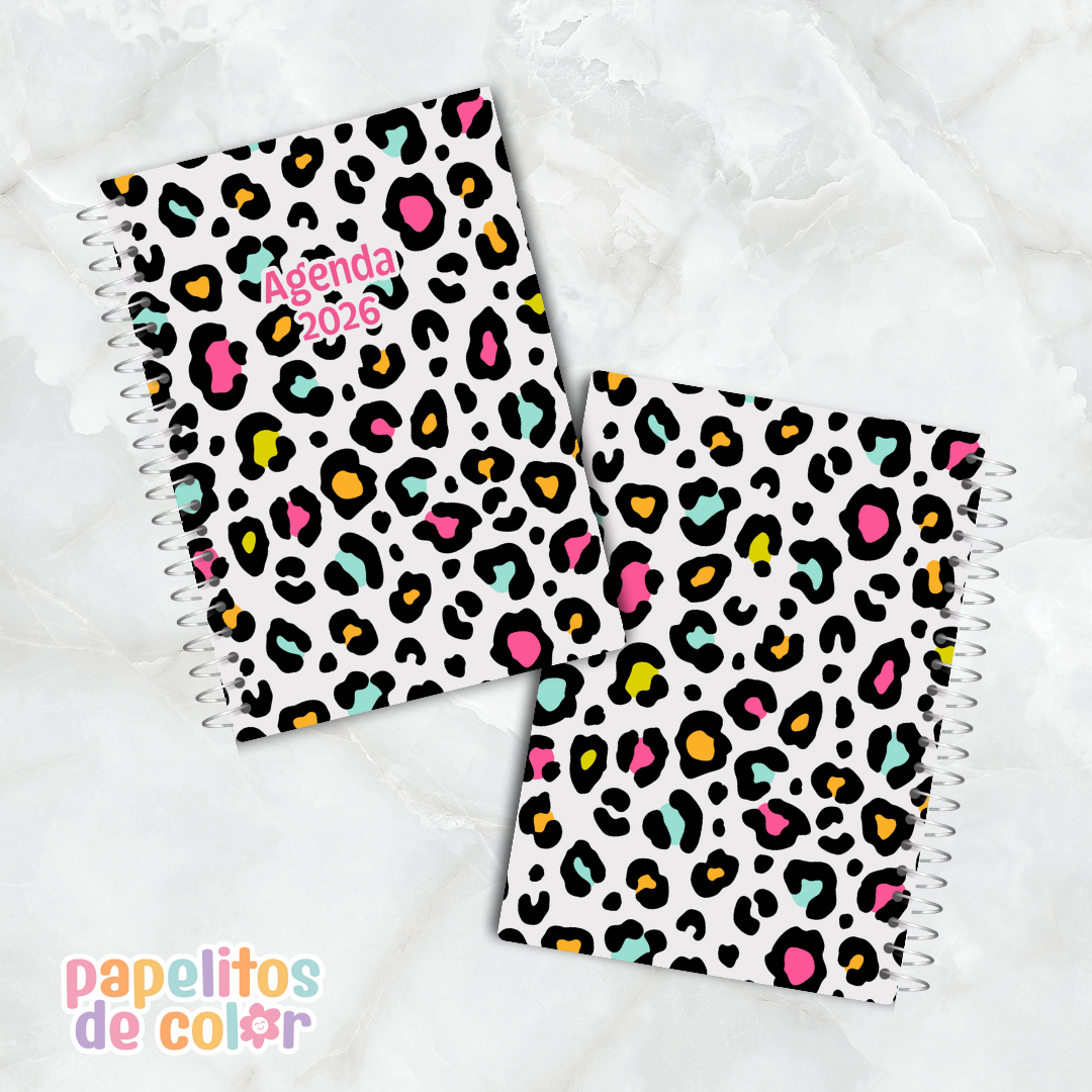 Agenda Semanal Colores 2026 🌈