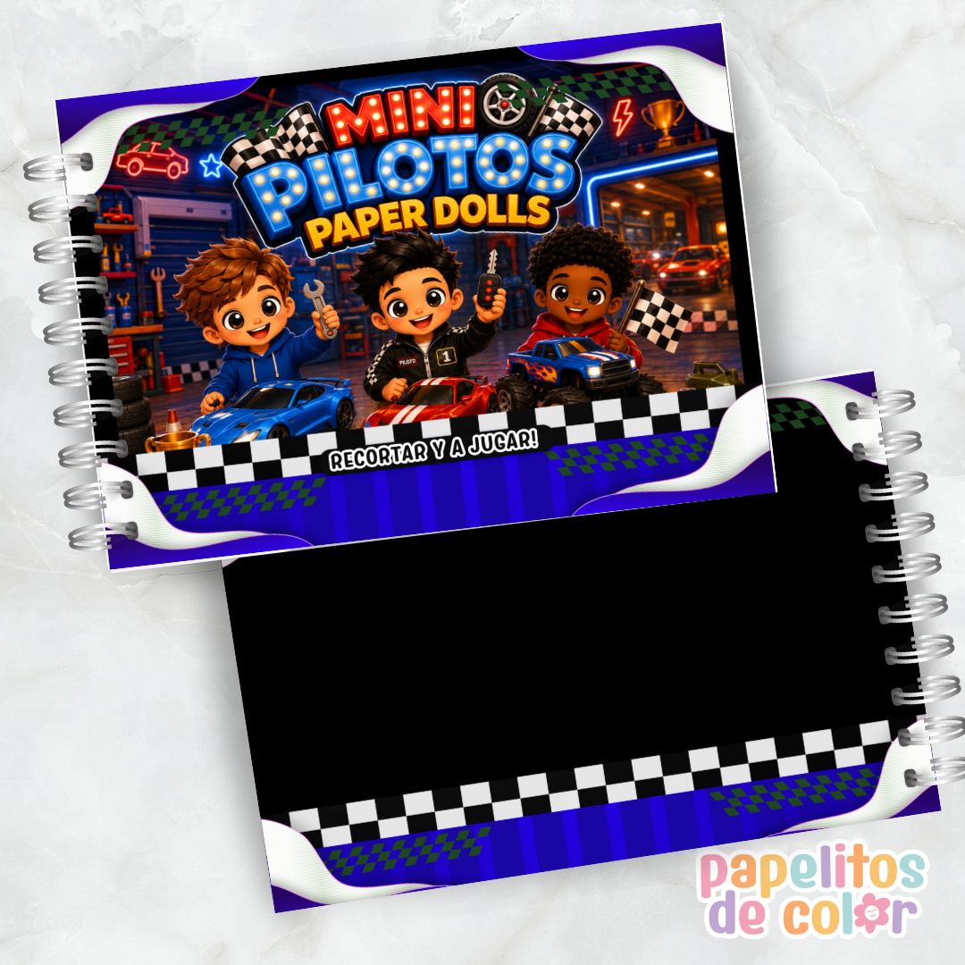 🚗🏁 ¡Paper Dolls Coches! 🔧✨