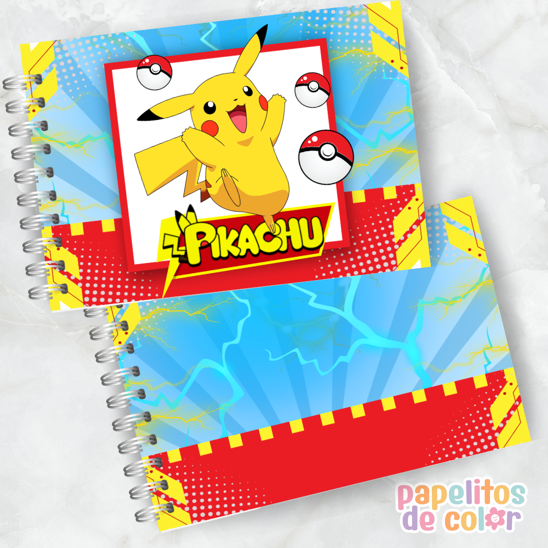 ⚡🎨 Libro para Pintar de Pikachu 🖍️✨