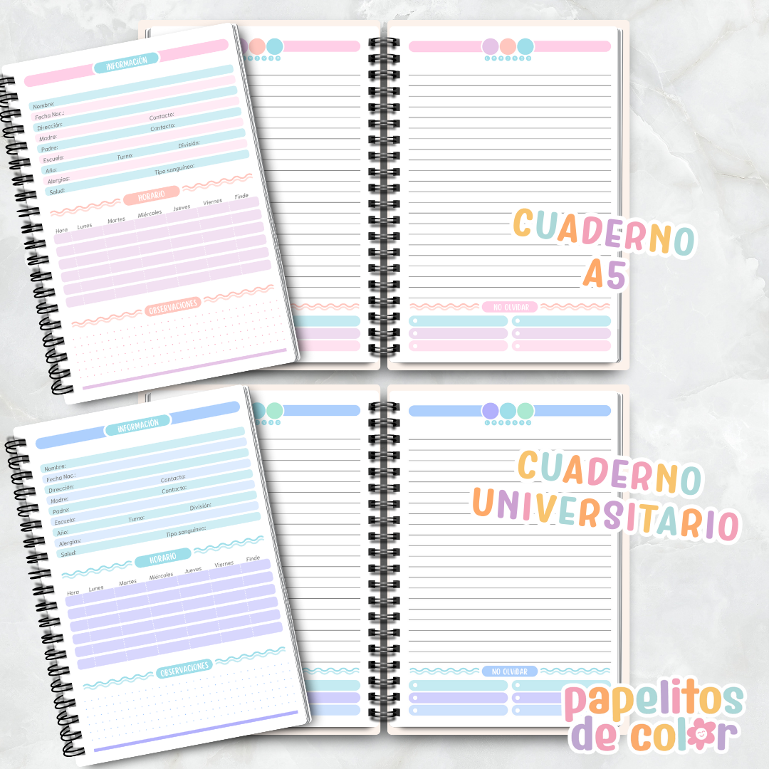 📚 Cuadernos Escolares  ✨