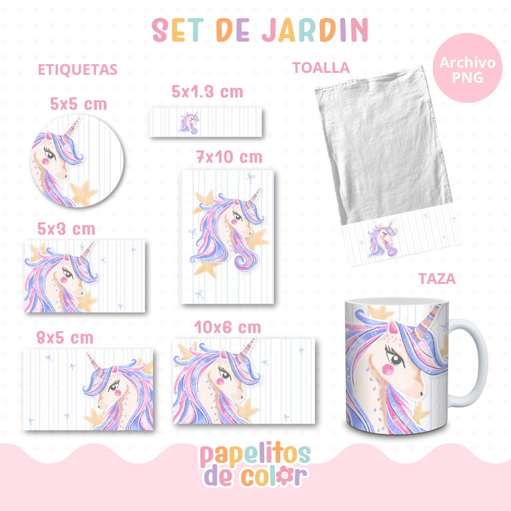 🌸26 - Set Jardín Cute🌿