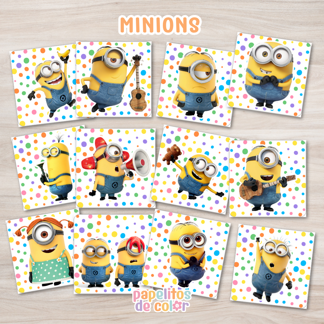 🎨 Pack Memotest Personajes🧩