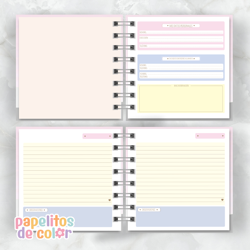 Super Combo Cuadernos – Interiores + Tapas✨📚