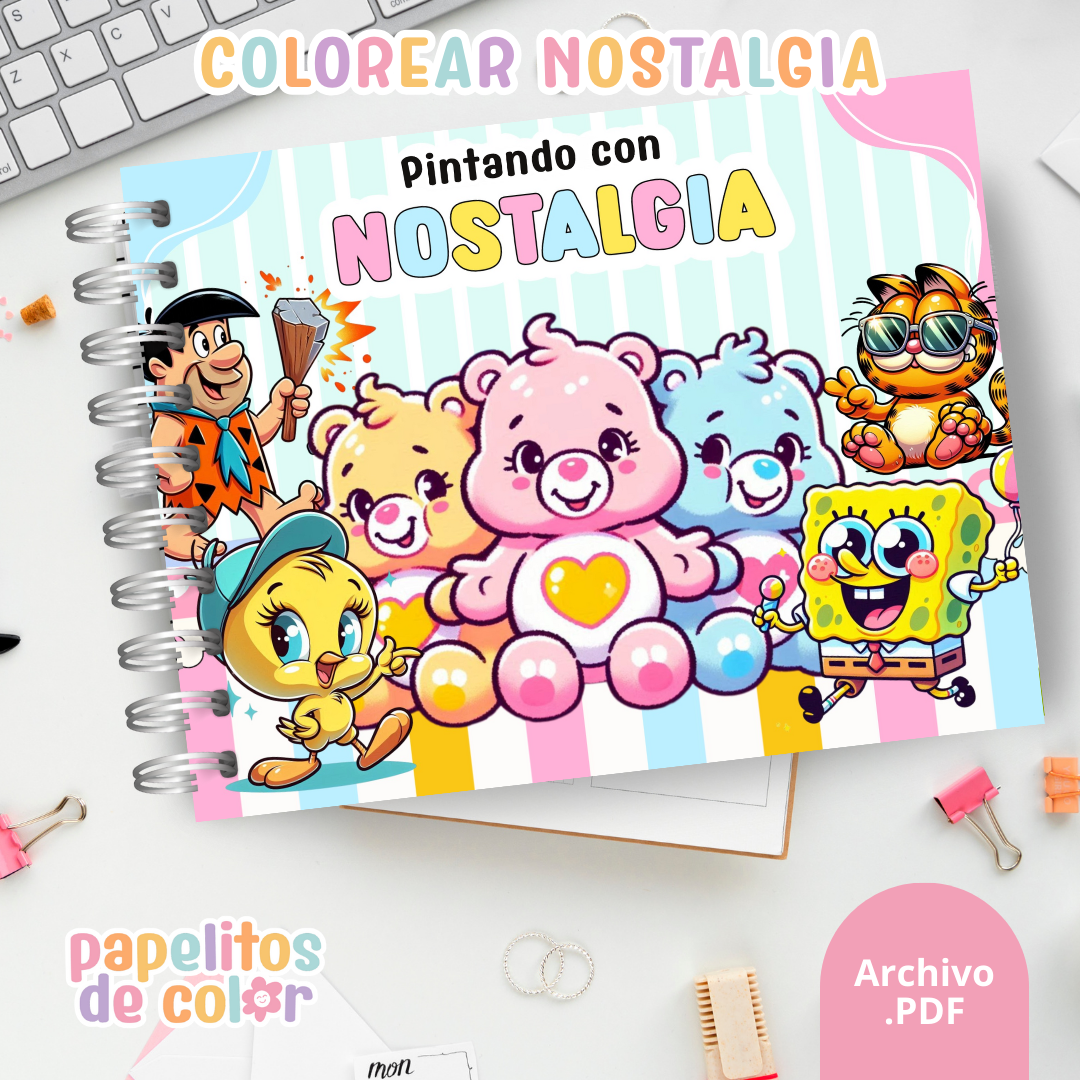 ✨ Libro para Pintar Nostalgia 🎨