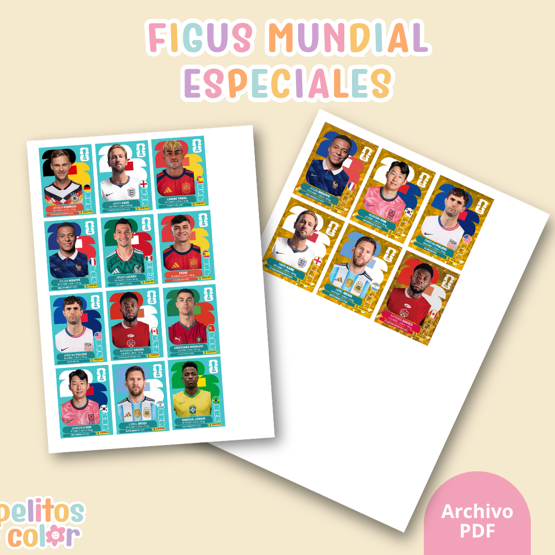 🌍 Figuritas Oficiales Mundial 2026 ⚽✨