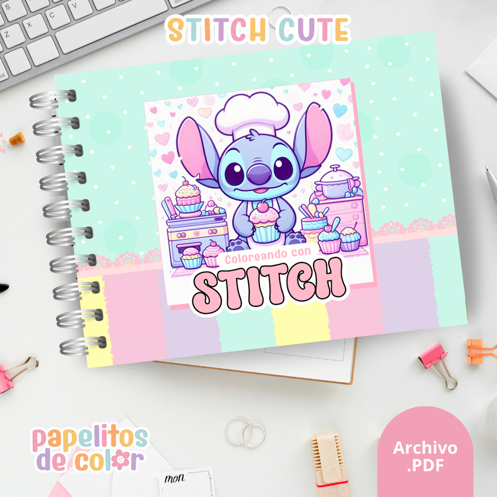 💙 Libro para Pintar – Stitch Cute