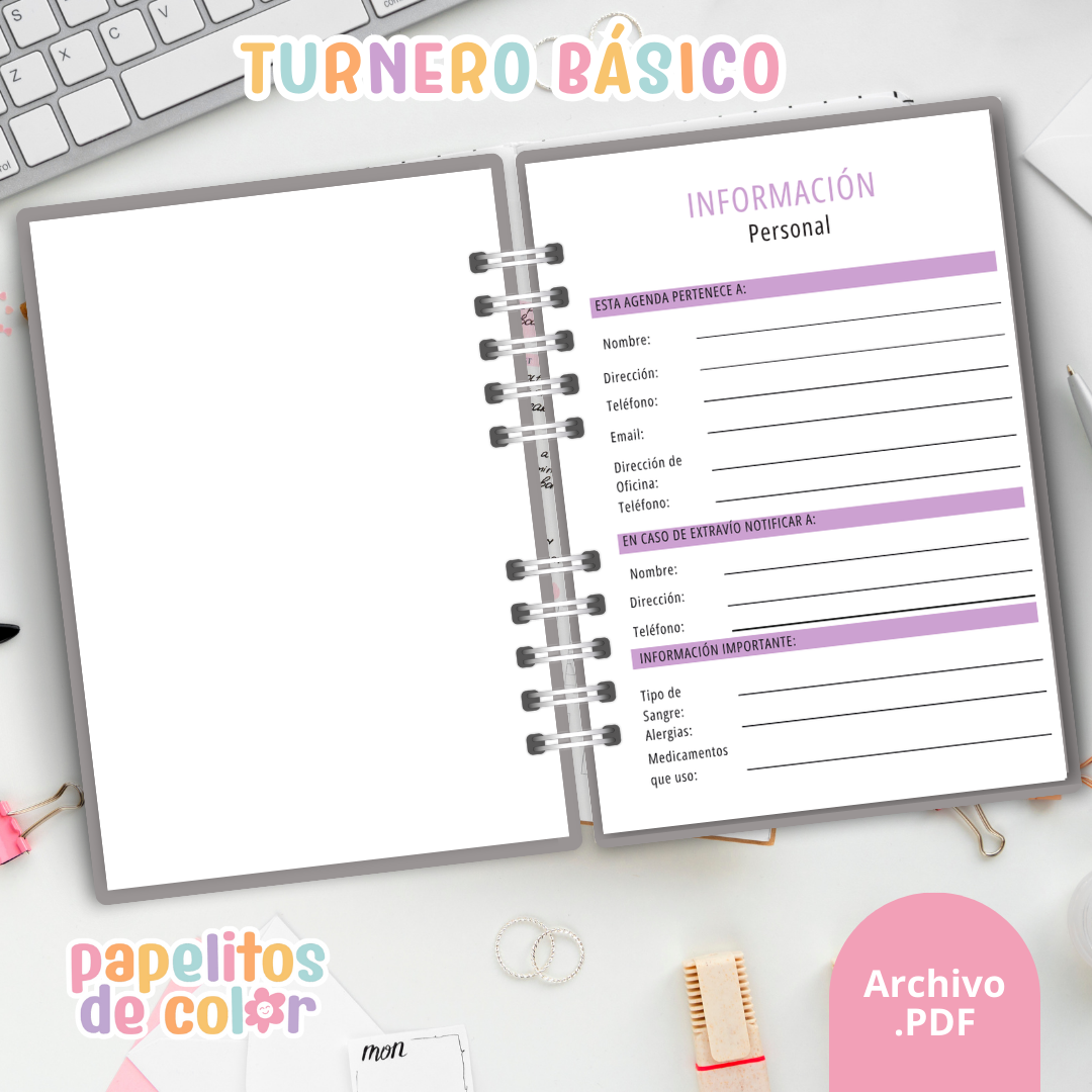 ✨ Turneros 2026 - Pack x3 📂