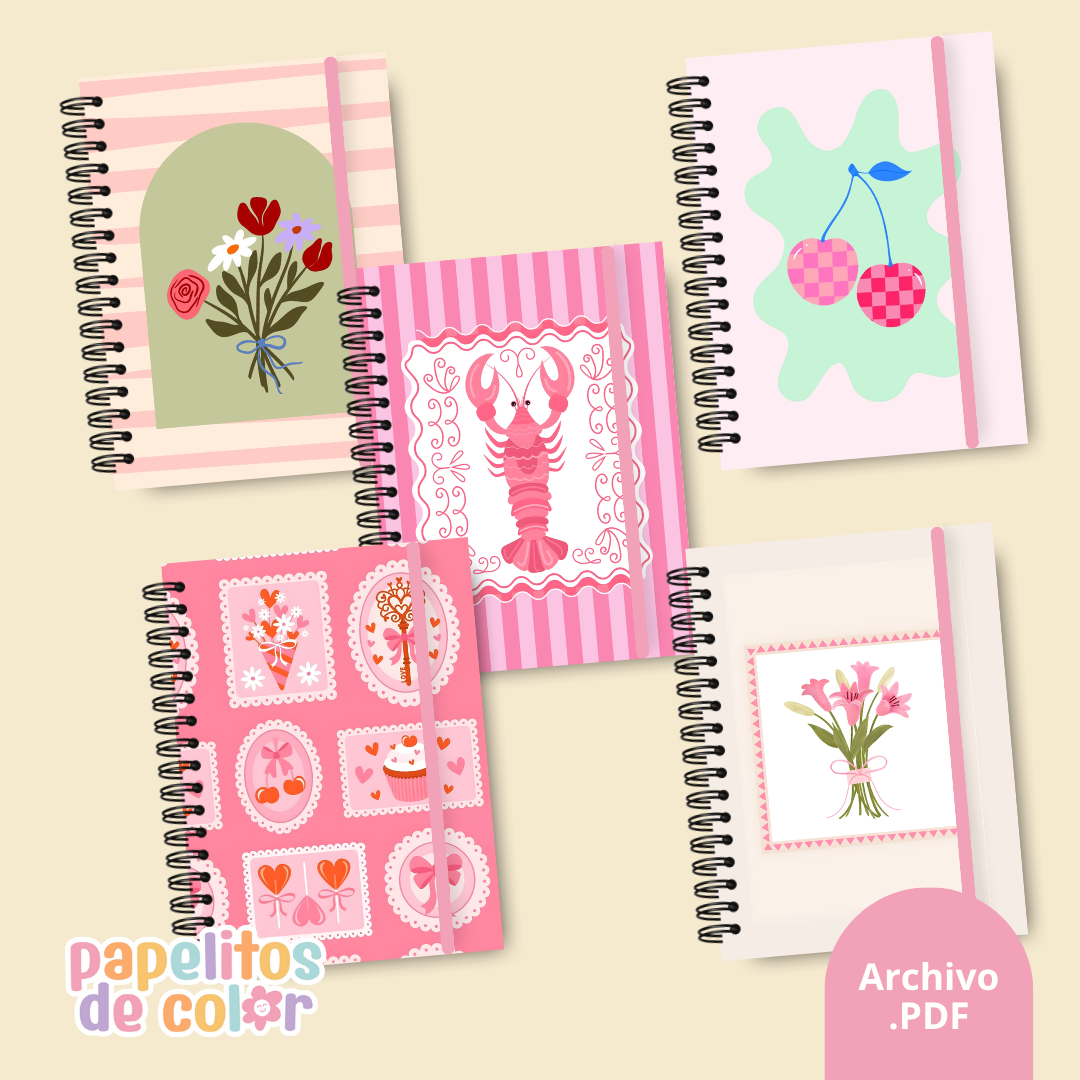 🌸 Pack 25 Portadas – Kit 13 ✨