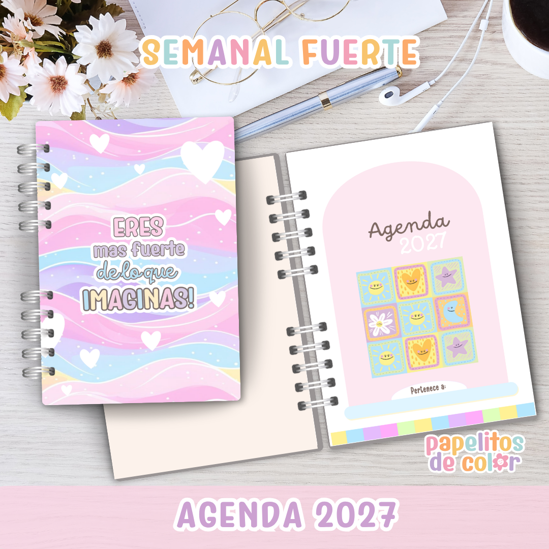 📅 Agenda Fuerte - Semanal 2027✨