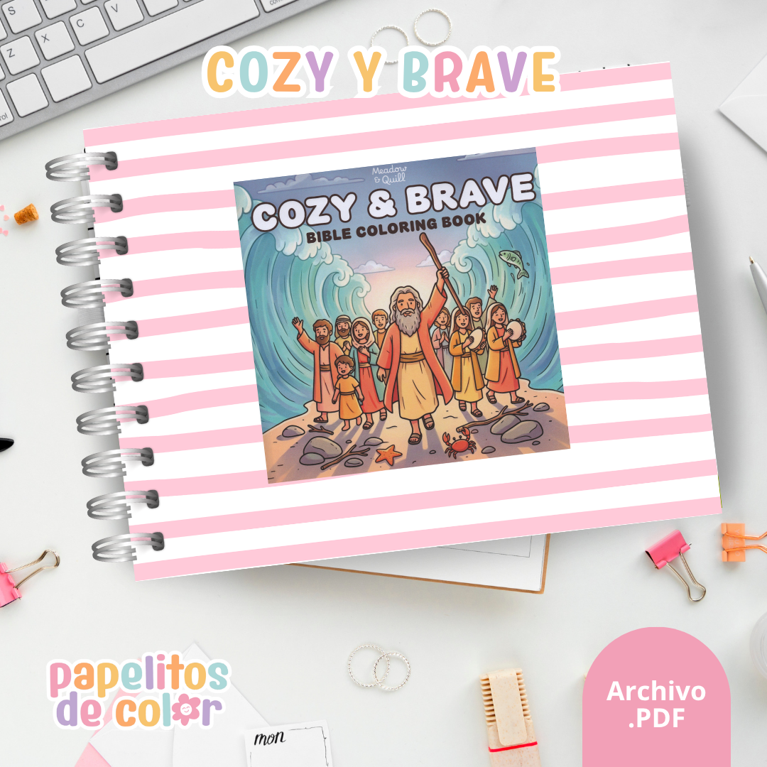 🎨🍂 Libro para Pintar Cozy & Brave ✨
