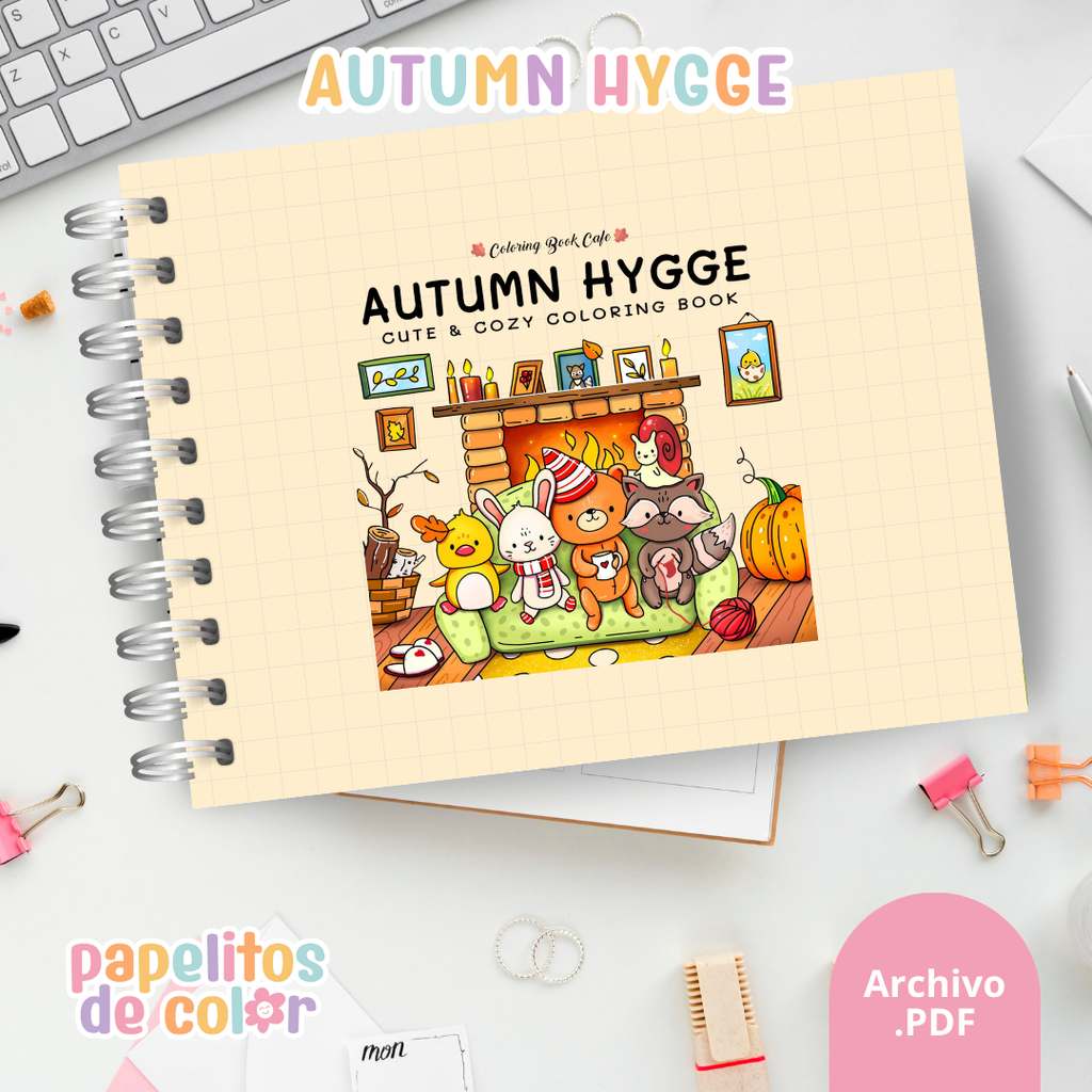 🍂 Cuaderno para Pintar Autumn Hygge✨