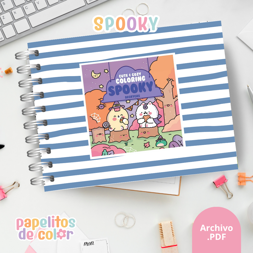 👻🎨 Libro para Pintar Spooky ✨