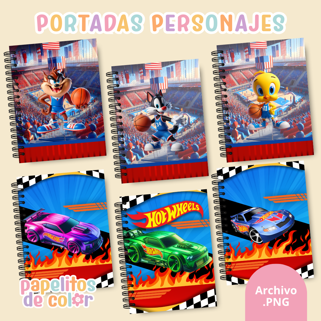 📚✨ Combo Portadas Personajes – Vol. 5 🎨💖