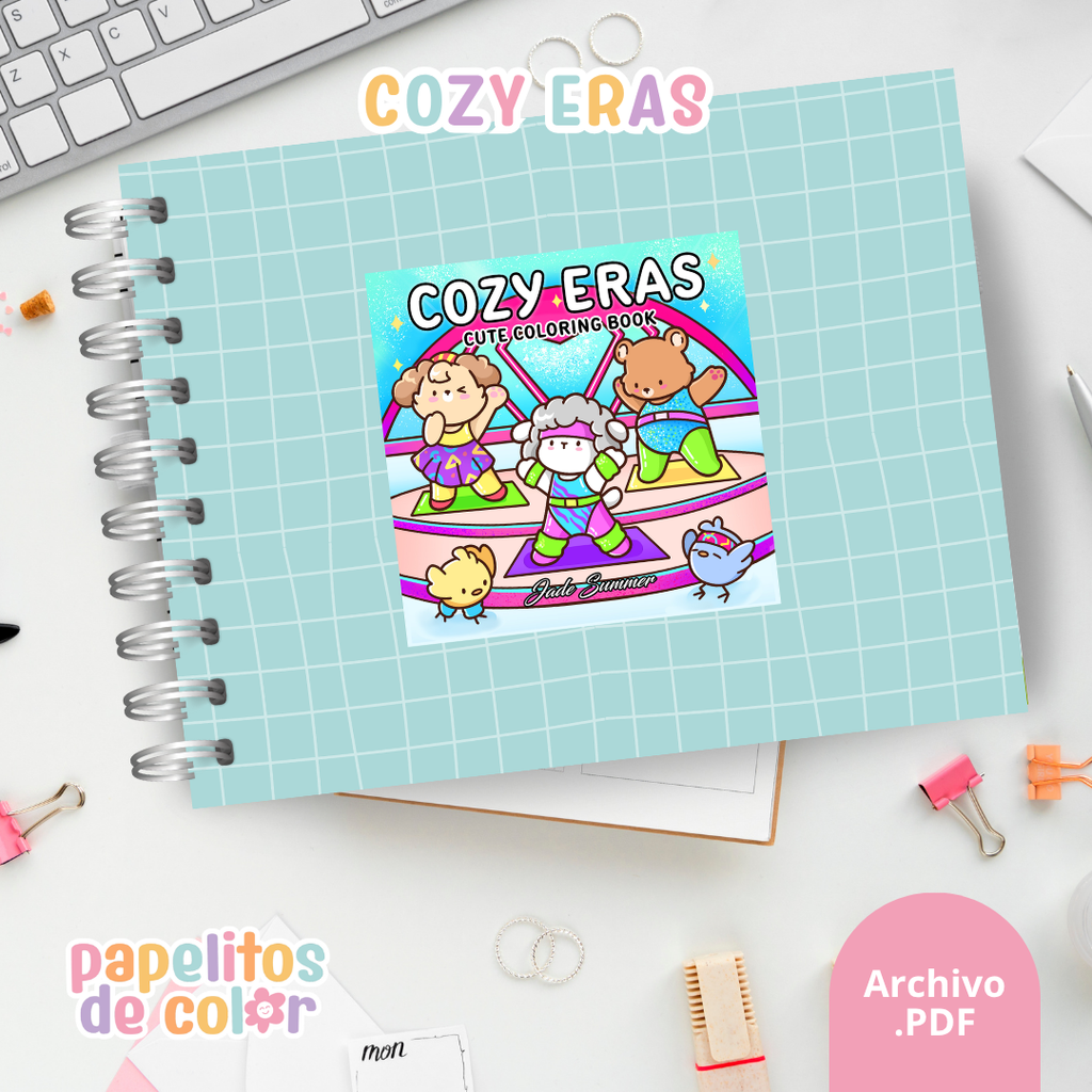 🤎🎨Libro para pintar Cozy Eras 🕰️🕯️✨