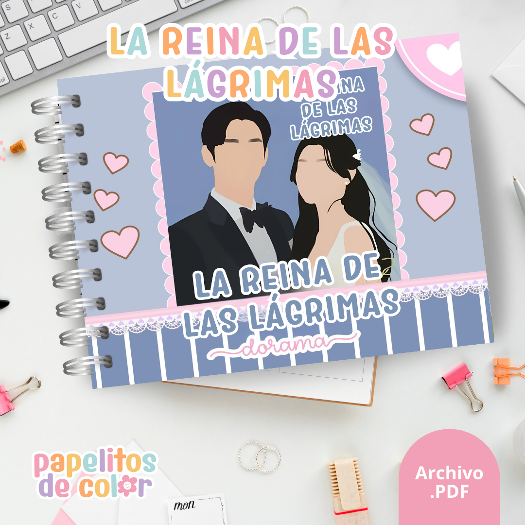 🎶 Libro para pintar La Reina de las Lágrimas 🎨