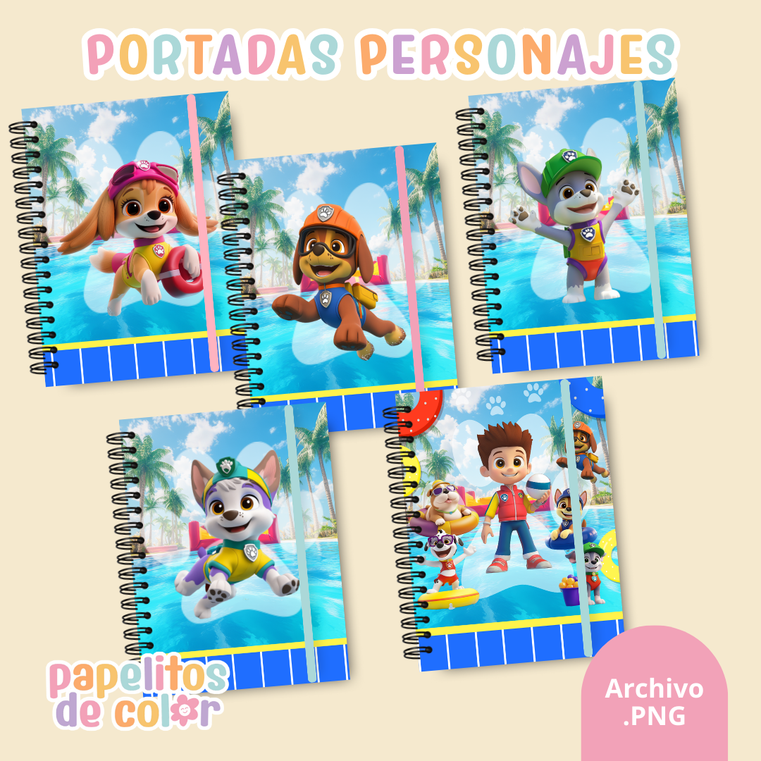 📚✨ Combo Portadas Personajes – Vol. 3 🎨💖