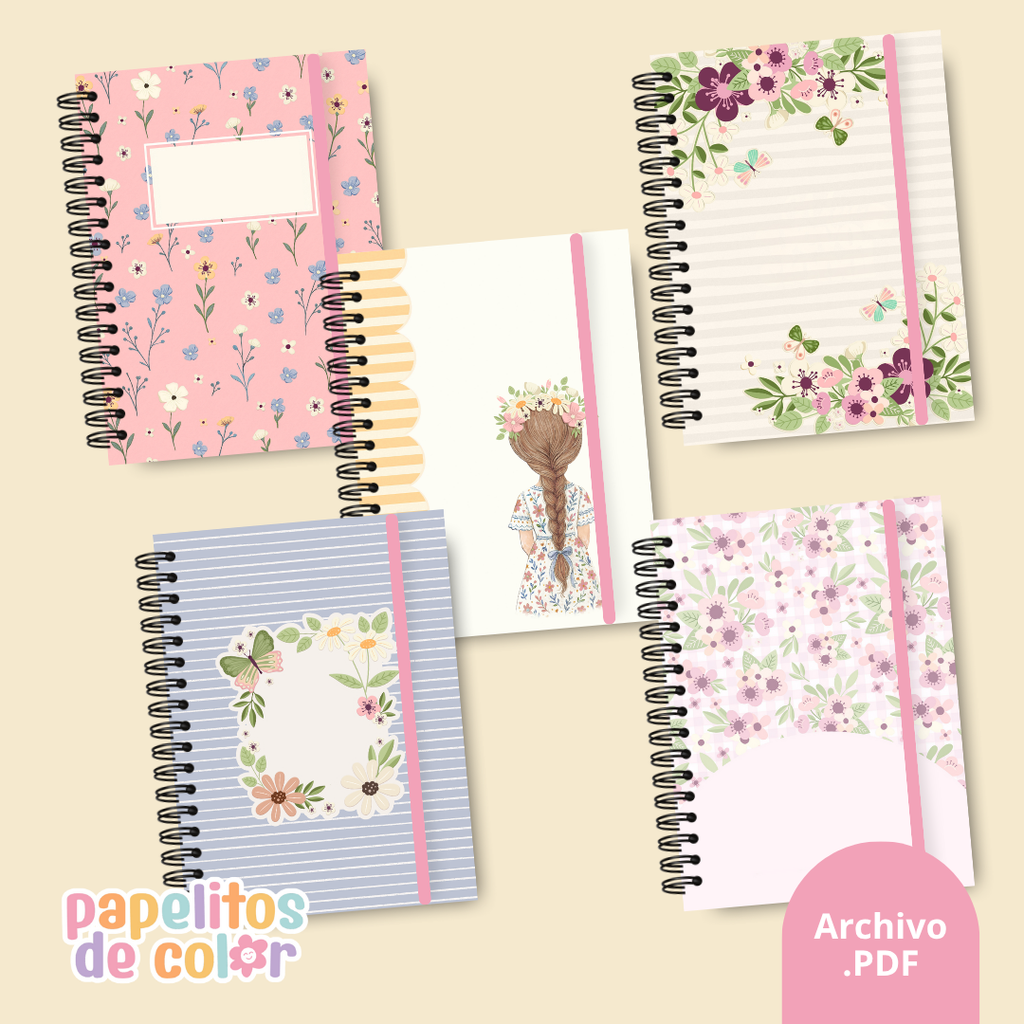 🌸 Pack 25 Portadas – Kit 12 🌸