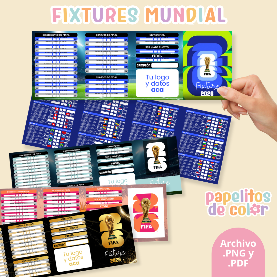 ⚽🏆Calendarios del Mundial 2026  ✨⚽