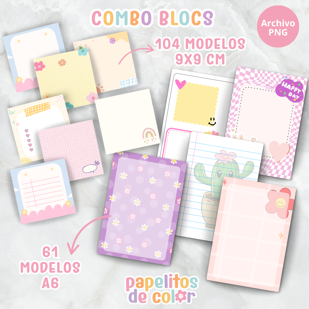 🌸 Combo Blocs – Súper Pack de Diseños 💫
