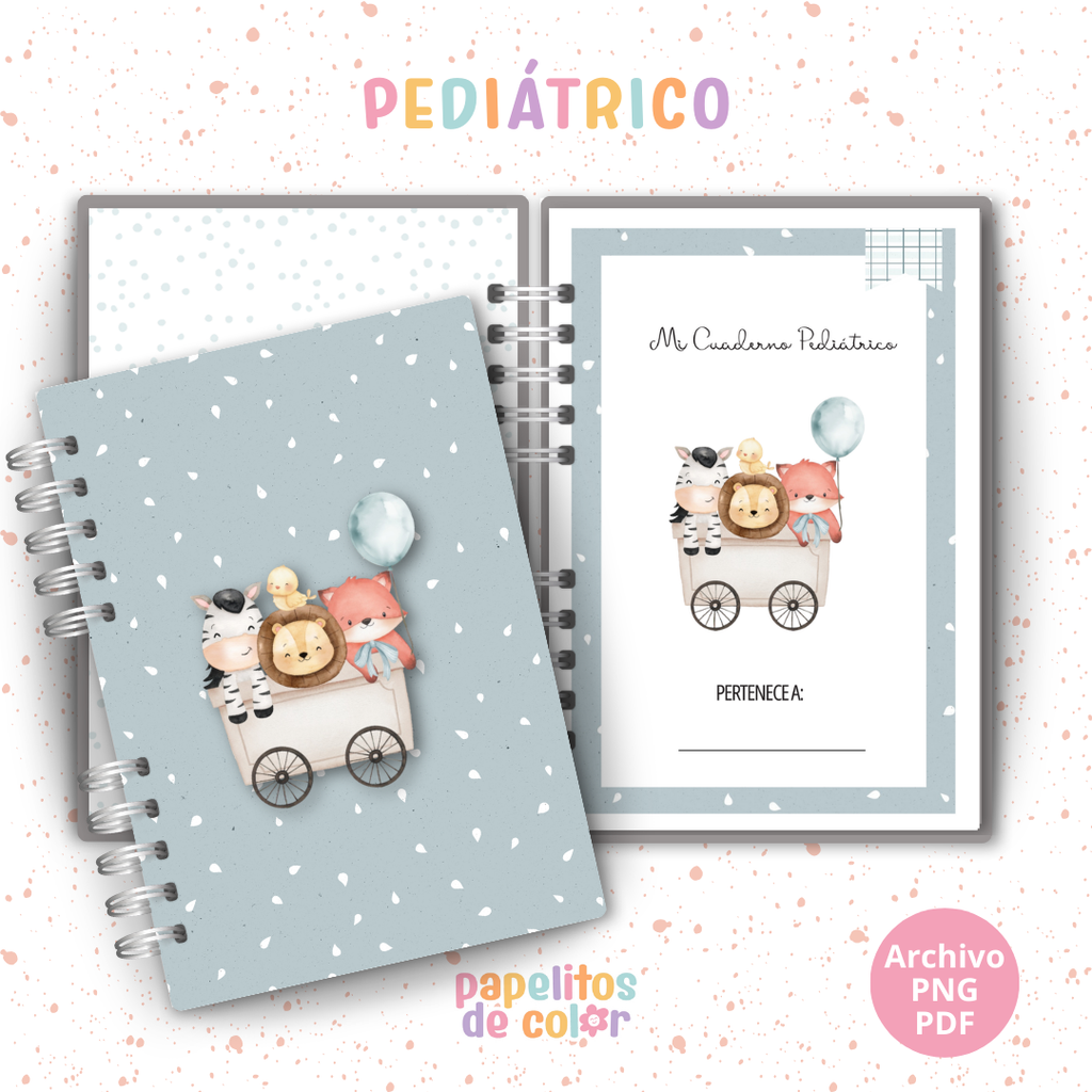 🦁🦓 Cuaderno Pediátrico - Amigos de Ben🦊
