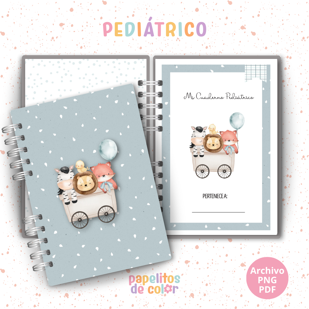 🦁🦓 Cuaderno Pediátrico - Amigos de Ben🦊