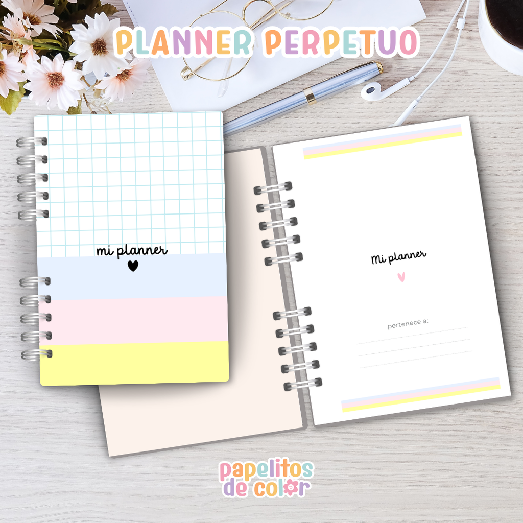 🌸 Planner Pastel - Perpetuo  💖