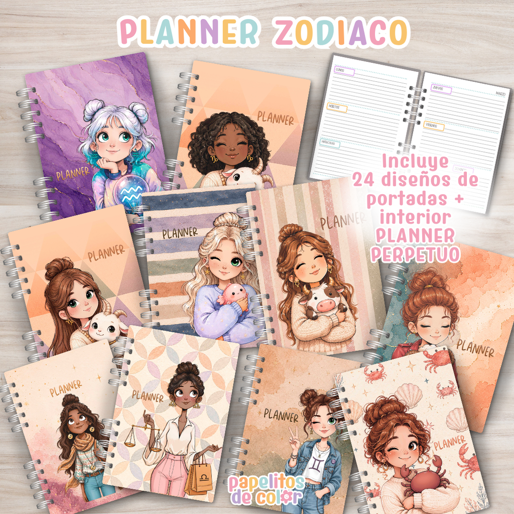 ✨♈ Planner Zodíaco Perpetuo♓✨