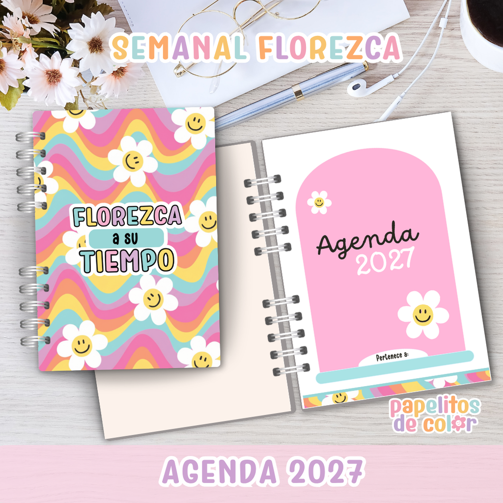 📅 Agenda Florezca - Semanal  2027✨