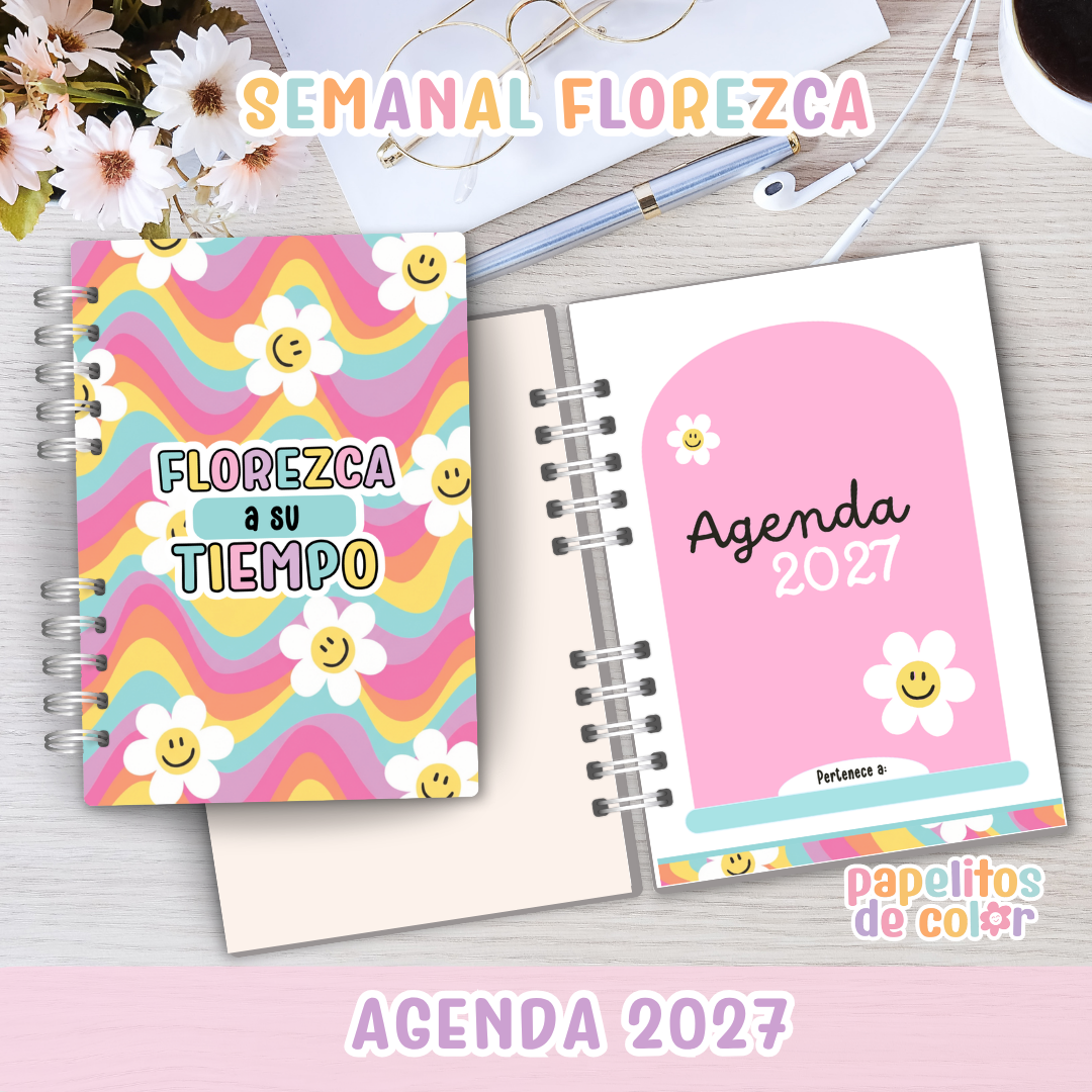 📅 Agenda Florezca - Semanal  2027✨