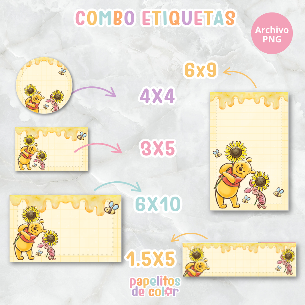 🎒Vol. 4 – Etiquetas Escolares | 69 Diseños🏷️