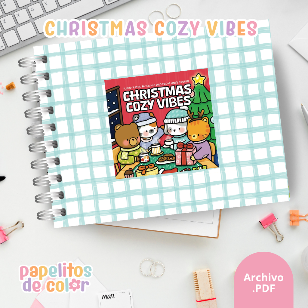 🎄✨ Cuaderno para pintar Christmas Cozy Vibes ✨🎄