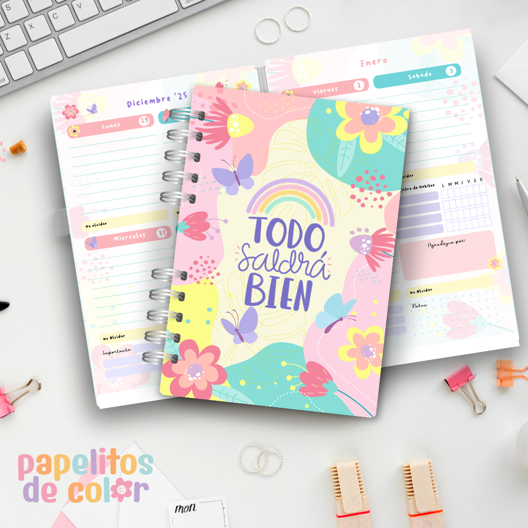 Agenda Planner Floral 2026 🌸✨