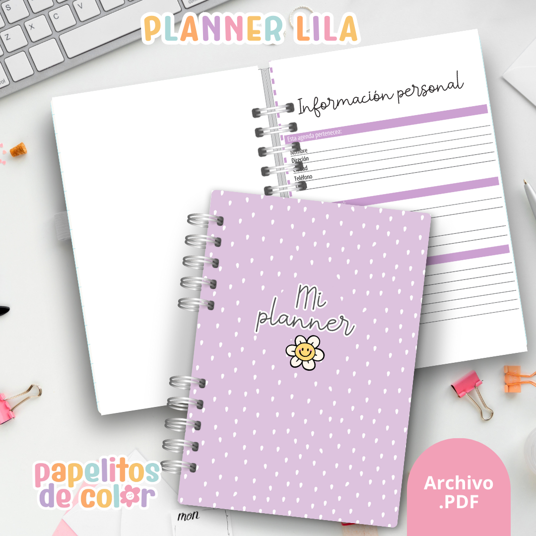 Planner Perpetuo Lila 💜