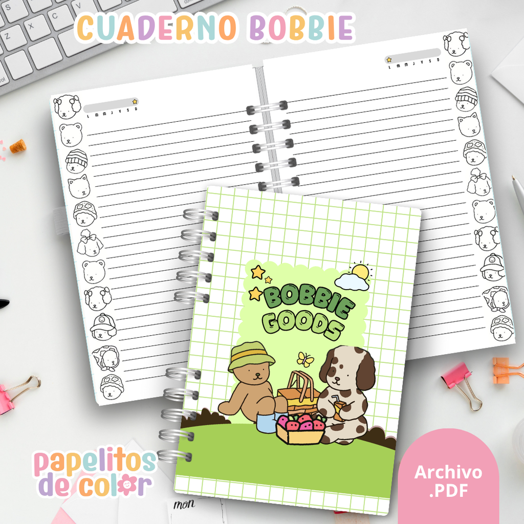 🐻✨ Cuadernos Bobbie Goods – Colección ✨🐻