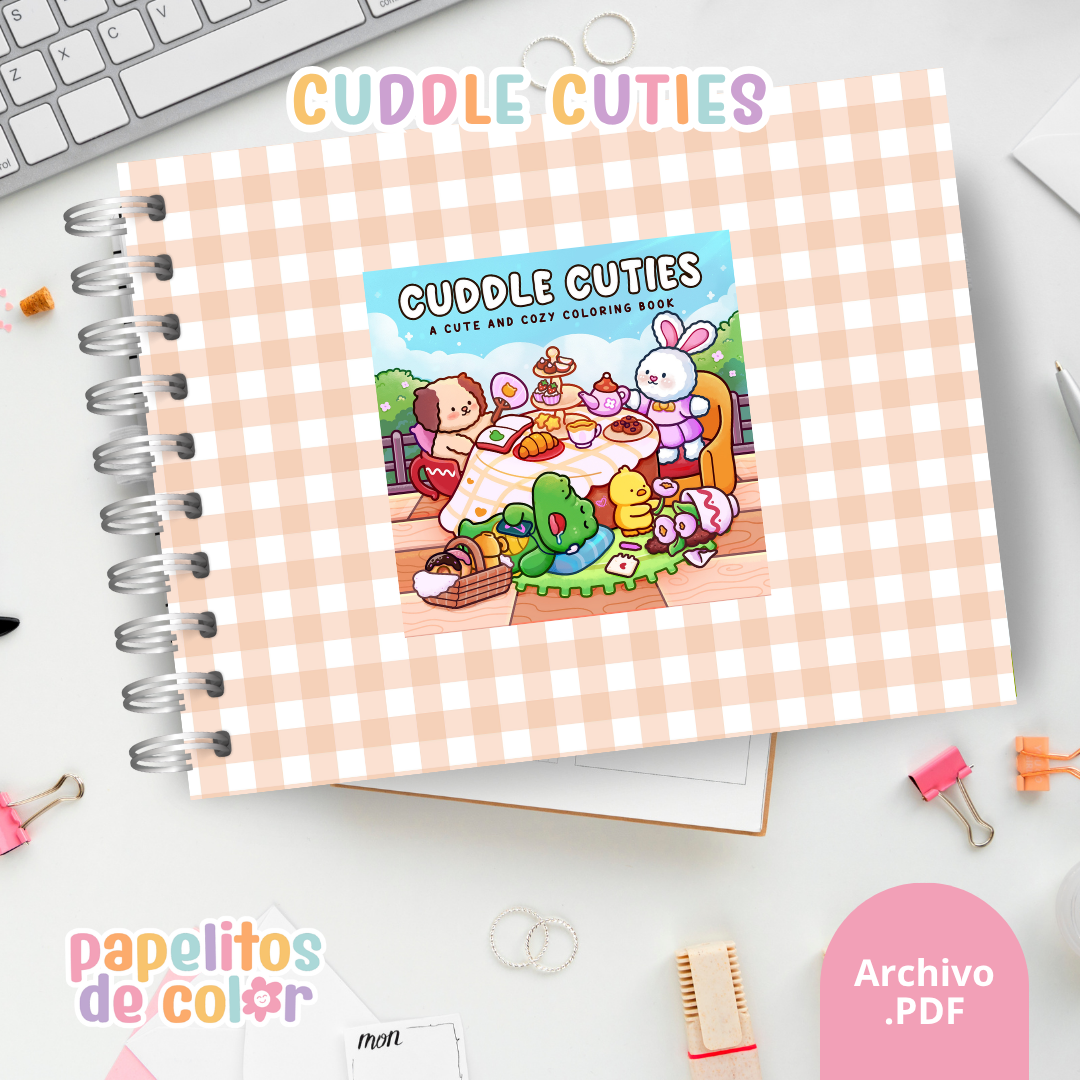 🧸✨ Cuaderno para pintar cuddle cuties ✨💖