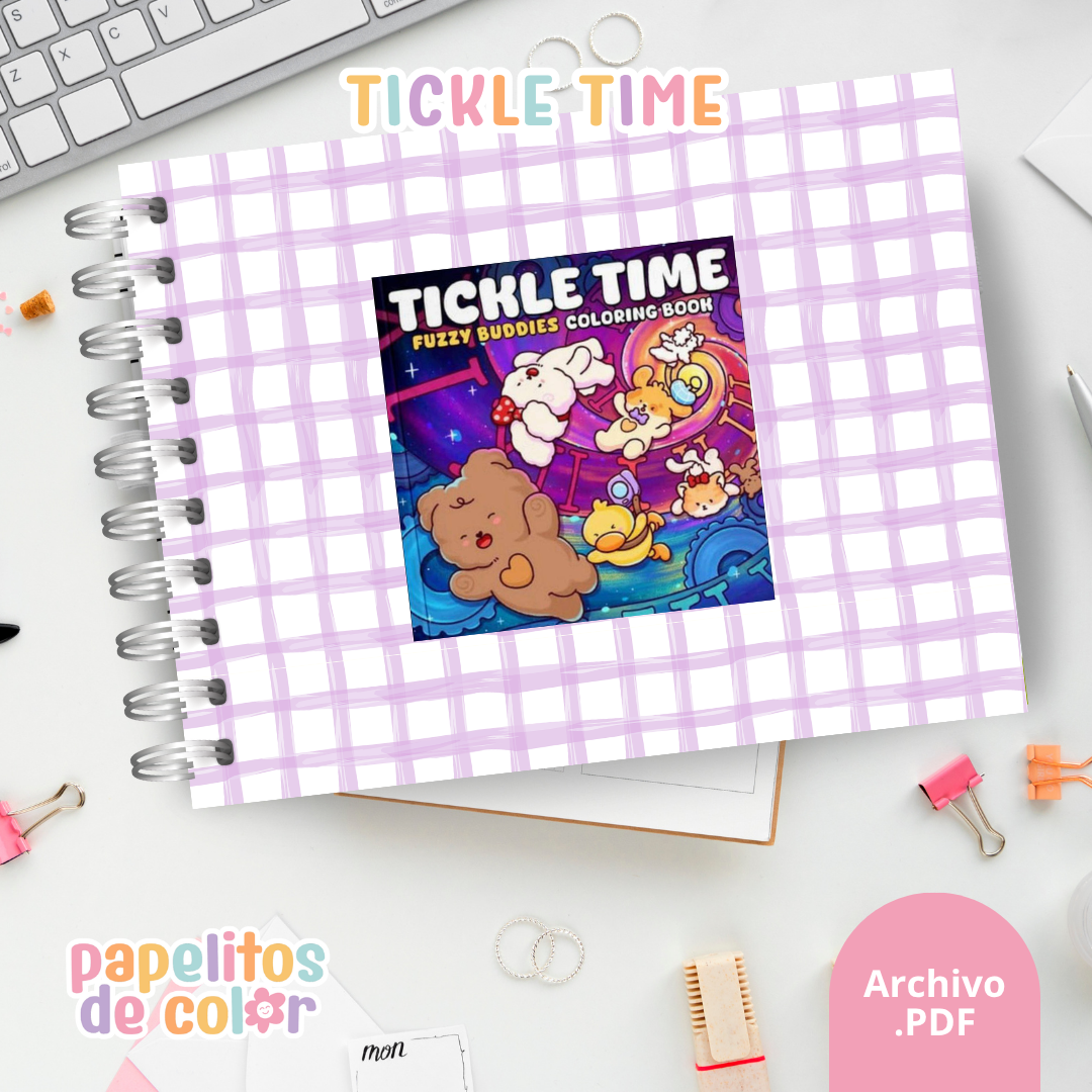 😄✨ Cuaderno para pintar tickle time ✨🎈