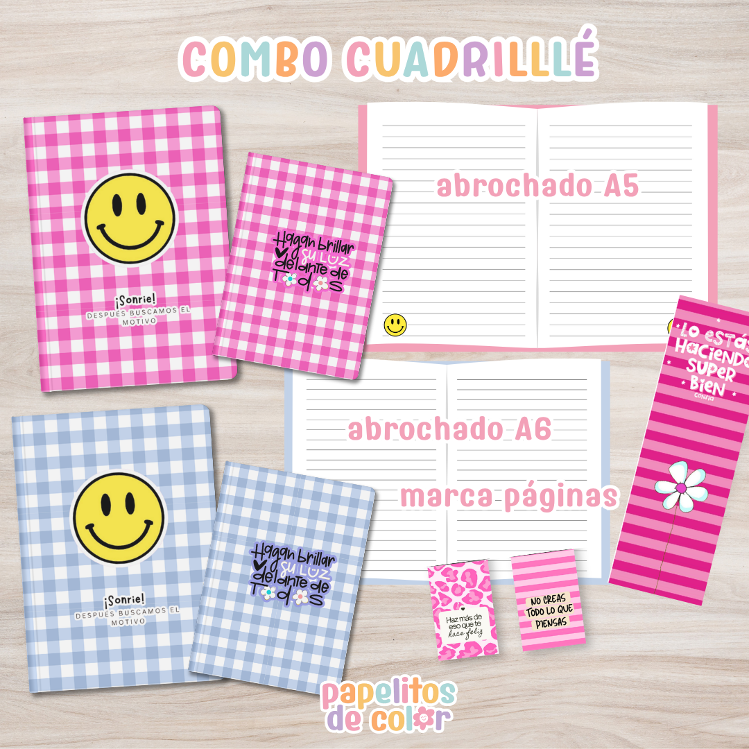 📚 Combo Cuadrillé ✨