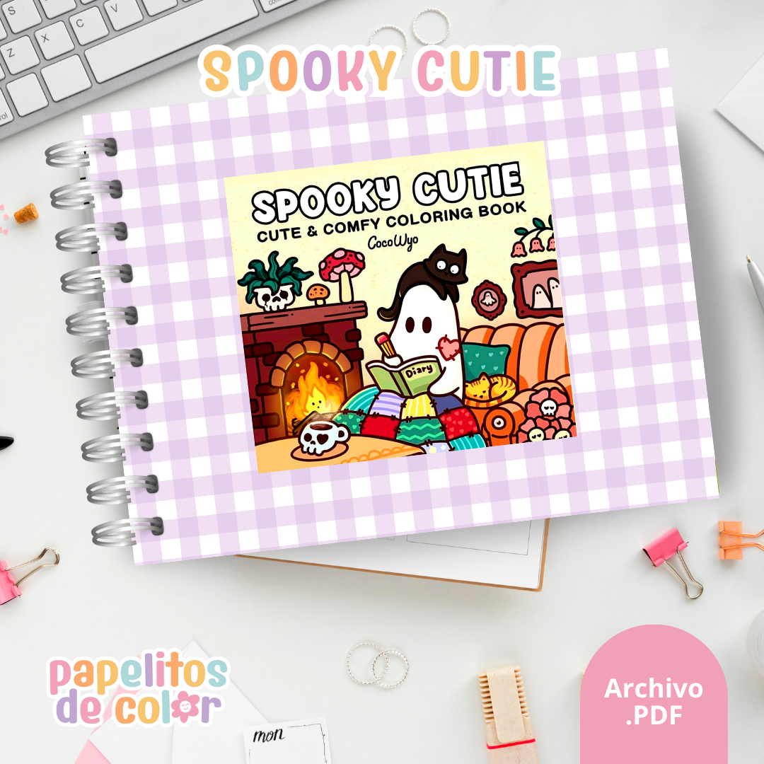 👻✨ Cuaderno para pintar Spookie Cute ✨🎨