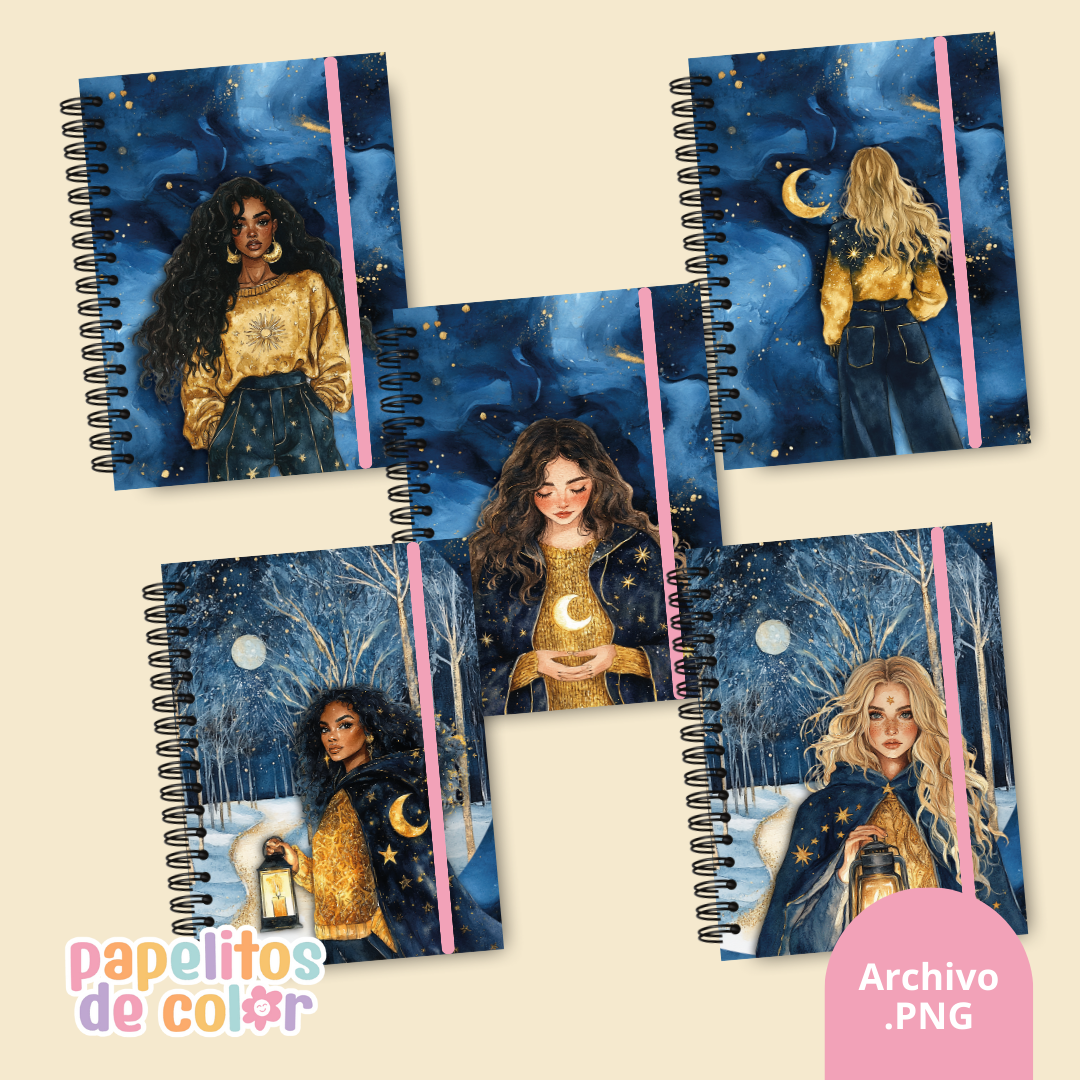 ✨ Pack de 20 Portadas - Kit 17💙🔱