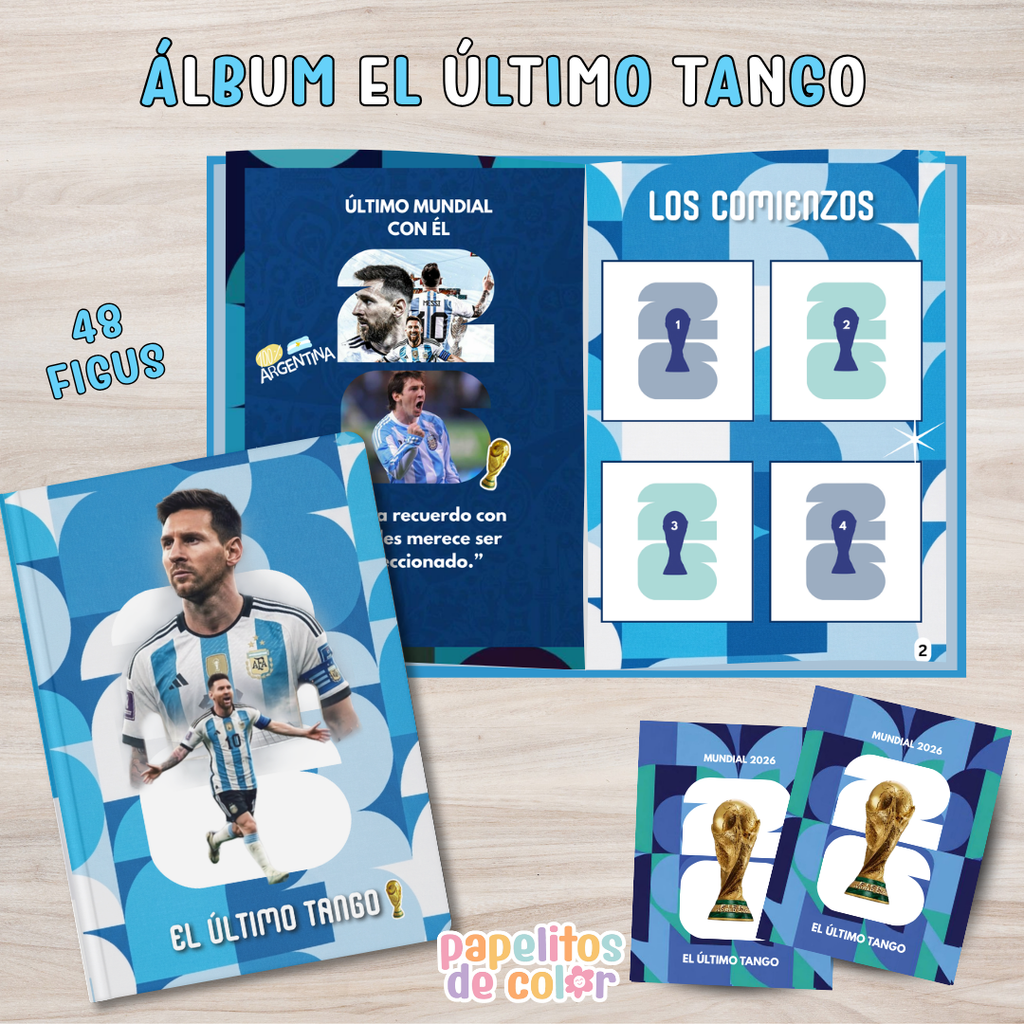 ⚽💙 Álbum de Figuritas El Último Tango 🏆🐐