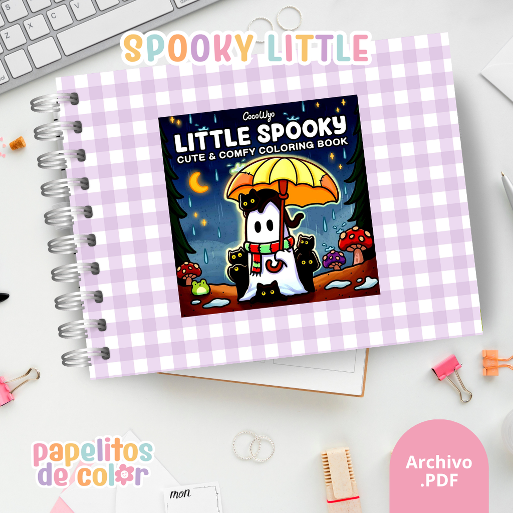 🖤👻 Cuaderno para pintar Little Spooky ✨🎨