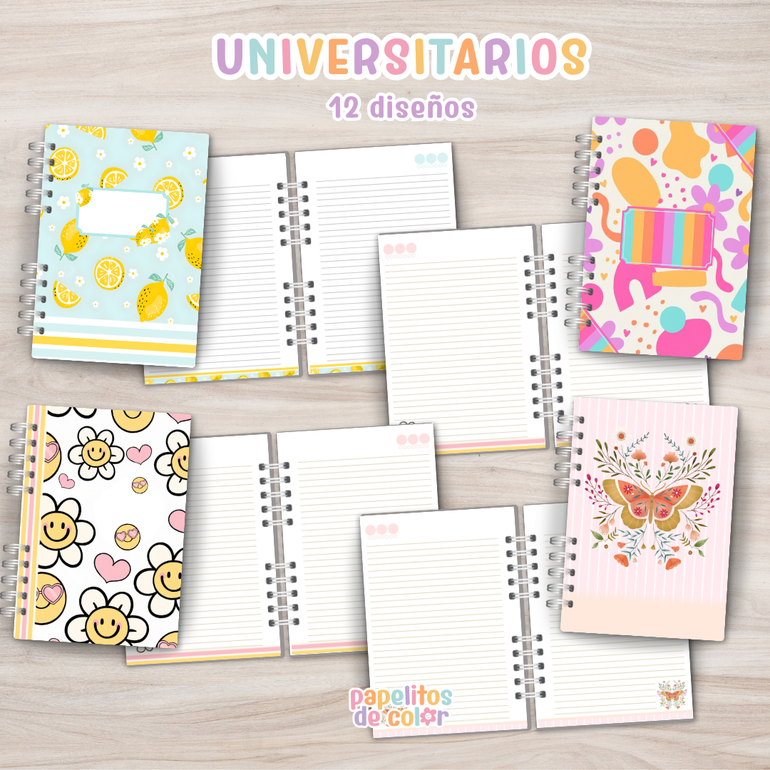 📚 Pack 12 Cuadernos Universitarios✨