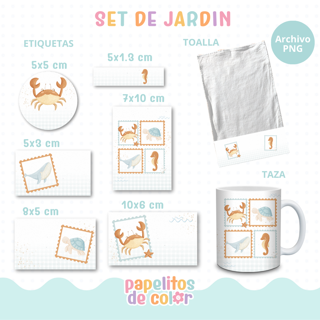🌸26 - Set Jardín Cute🌿