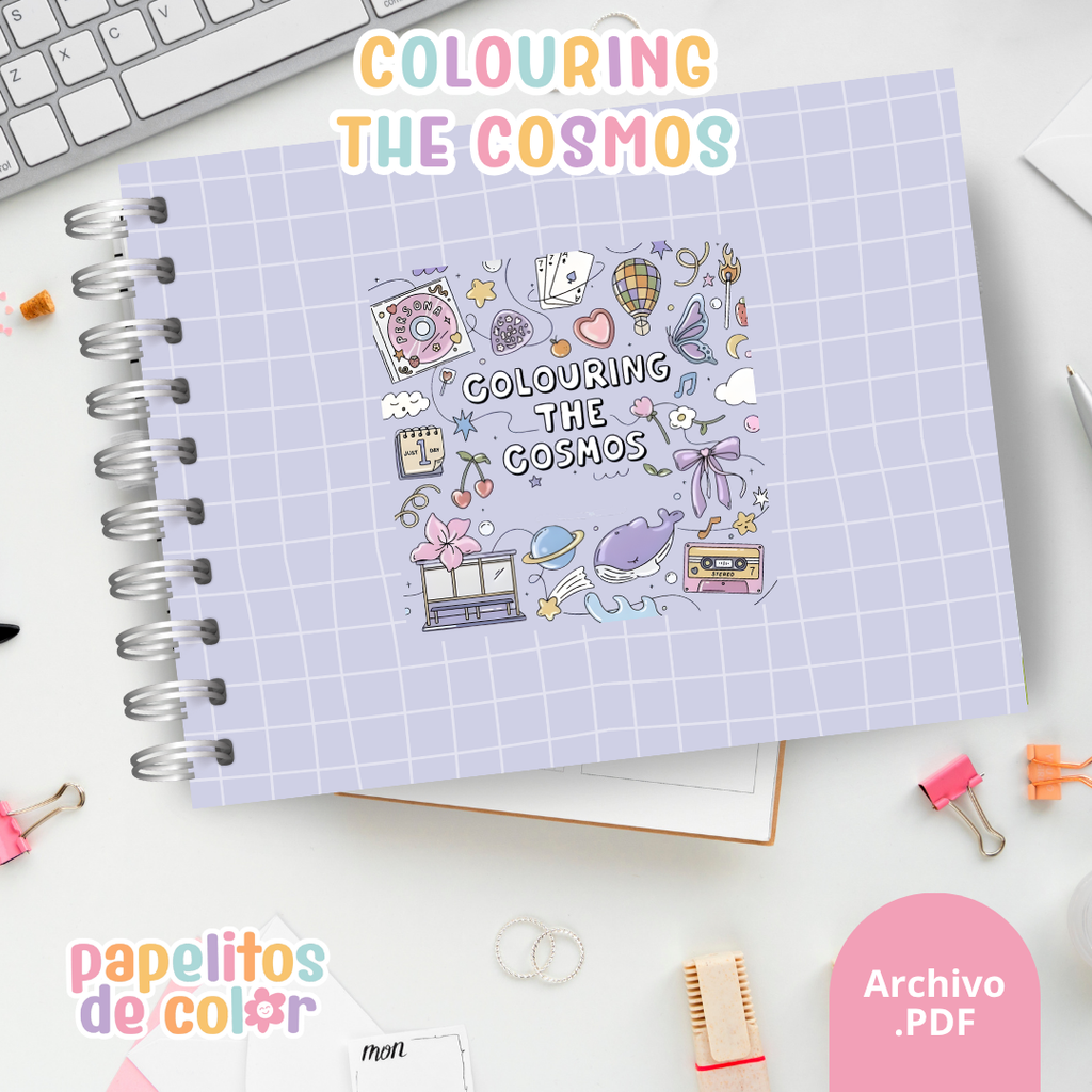 🌌✨Libro para Pintar Colouring the Cosmos🚀🎨