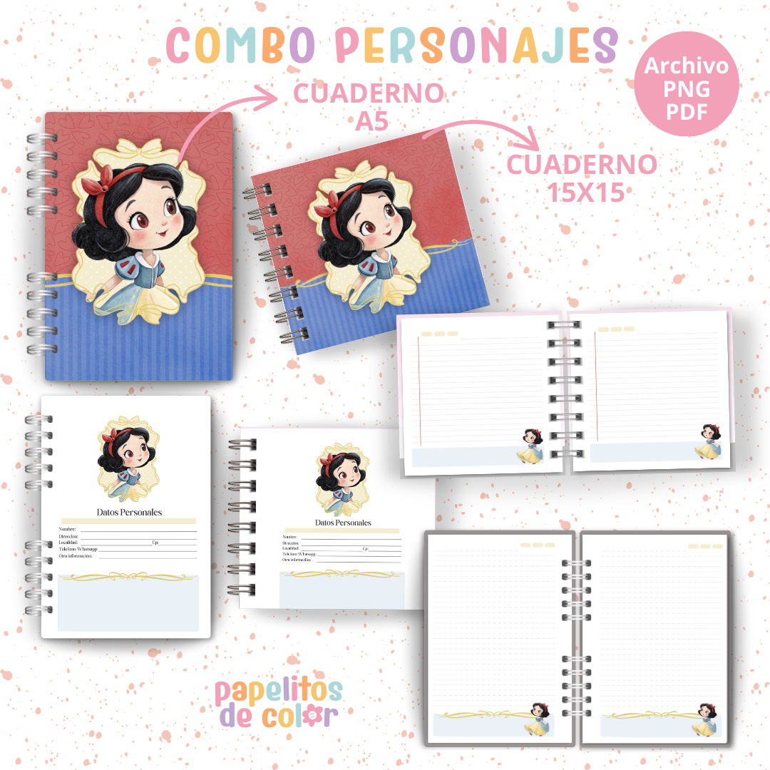 🌈 Combo Personajes 🦸‍♂️👑✨
