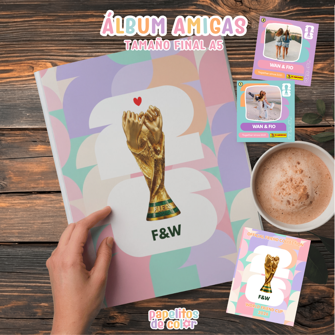 ⚽ Álbum Mundial - Día del Amigo ✨